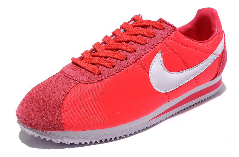 nike cortez nylon femme argent