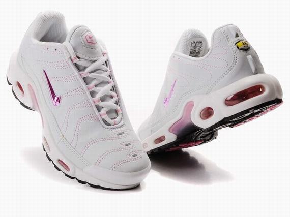 nike tn rose et blanche